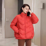 Temperament Dish Buckle Chinese Wind Down Jacket Short Cover Fart Show Thin Cover Meat Down Jacket White Duck Down Female Thick Coat Tide-Outfit