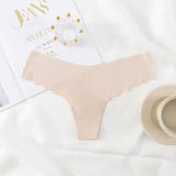Thong Trousers Ice Silk Sexy Low-Waist Pure Lust Wind T-Pants Thin Invisible Ladies