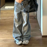 Vintage Straight Loose Boyfriend Jeans-Outfit