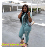Pink Letter Print Women Two Piece Set Casual Sport Tracksuit Short Sleeve Top + Jogger Sweatpant Suit Plus Size Outfits