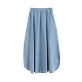New French Short Version V-Collar Shirt A-Shaped Skirt Pull-Rope Straight Jeans-Outfit