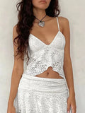 with lace slit