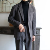 Fongt Version Of The Small Autumn And Winter Coat Casual Top Men's Suit Korean Version Of The Trendy Free Men's Suit Top Dress