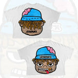 Printing Of Men's T-Shirt Blutosatire Billdog Cotton Oversized Picture-Outfit