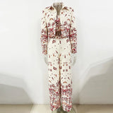 Fongt Early Spring New Underwater World Printing Sling Vest Short Coat + Trousers Set Three-Piece Set