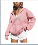 Fongt New Zipper Hoodie Los Angeles California Coat Top