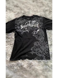Fongt New Concert T-Shirt Summer Korean Version Of Fashion Print Short-Sleeved Loose