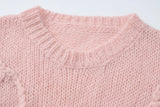 Abstract Design Sweater-Outfit