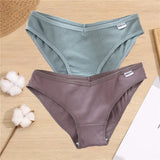 Cotton Women's Panties Sexy Underwear Female Underpants Solid Color Comfortable Woman Cotton Briefs Intimates