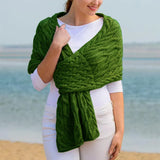 Fongt Women Knitted Shawl Scarf Autumn And Winter New Women's Scarf Women's