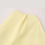 New Spring Style Pleated Asymmetrically Trimmed Solid Color Blouse 0085330-Outfit