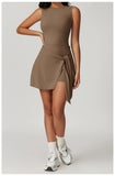 Tank Wrap Skort Tennis Dress-Outfit