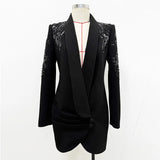 Fongt New Star Temperament Fashion Heavy Industry Nails Studded Green Fruit Collar Dress