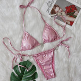 Fongt 2023 New Ins Web Celebrity Female Swimsuit Sexy Love Crystal Diamond Tassel
