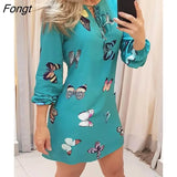 Lips Print Tie Front Long Sleeve