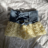 Women's Wear Strapless Hot Girl Knit Top-Outfit