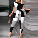 Fongt 2024 Women's Clothing Explosion Two Sets Of Irregular Fashion Trousers
