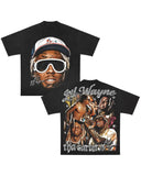 Pattern Retro Style Original Gothic Hip Hop Animation Printing Oversized T-Shirt Loose Casual Short Sleeves For Men And Women-Outfit