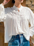 Fongt 2025 New Women's Dress French White Shirt Women's Long-Sleeved Design Sense Wind Shenzhen South Oil