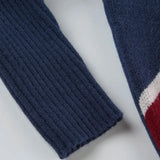 Blue UK Flag Turtleneck Sweater-Outfit