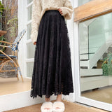 Fairy Lace Maxi Skirt-Outfit