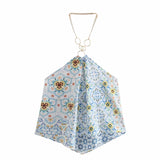 Women Sexy Strapless Halter Shirt Ladies Cloth Patchwork Floral Print Casual Blouse Roupas Chic Summer Blusas Tops