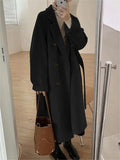 long coat with lapel