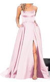 Fongt Solid-Color Bridesmaids Wear Long Dresses With Thin Shoulders And Girlfriend Fashion Bridesmaids Evening