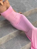Strappy Backless Bodycon Maxi Dress-Outfit