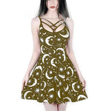 Style Sexy Print Spaghetti Strap A-line