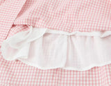 Plaid Strappy Mini Dress-Outfit