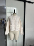 Fongt Soft-Cousin Short Knitted Cardigan 2025 New Loose Solid-Colored Gentle Sweater