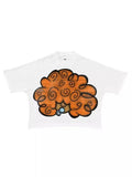 Original Sufu Ancient Animation Head Printed Graphics T-Shirt Y2k Blouse Street Oversized T-Shirt Gothic Animation Short Sleeves-Outfit