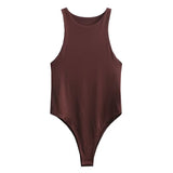 2024 New Ins Style Sexy Tight-Fitting Vest Women's Sleeveless Jumpsuit Trend-Outfit