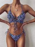 Fongt 2023 New Swimwear Bikini Ladies Split Print Bikini Swimwear Women-Outfit