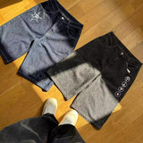 Shorts Men's Spring / Summer 2024 Trendy Denim Trousers Loose Casual Trousers-Outfit