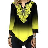 Round Milk Silk Neck Loose Gradient Women's