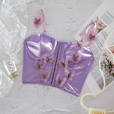 Sexy Pure Desire Wind Small Vest Hot Girl Outside Wear A Chest Slim Front Buckle Type-Outfit