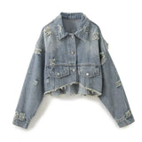 Fongt Homemade New Women's Classic Stylish Denim Short Jacket Coat 8197295