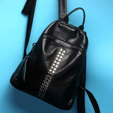 backpack mochila feminina genuine leather Backpacks For Teenage Girls Bagpack Drawstring Bag Holographic