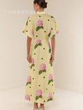 Fongt Women's Dress, V-Neck Fashion Print Waist Dress