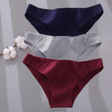 Sexy Low Waist Cotton Panties Female Underpants Solid Breathable Comfortable Women Underwear Ladies Pantys