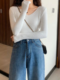 Basic B-neck Solid Autumn Winter Pullover Women Female Knitted Ribbed Sweater Slim Long Sleeve Badycon High Quality Sweater-Outfit
