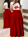 Summer New Style Commuter Digital Printed Dress-Outfit