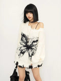 Grunge Butterfly Fluffy