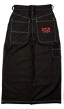 Baggy Jeans Street Hip-Hop Rock Pattern Harajuku Wide-Legged Straight-Leg Pants-Outfit