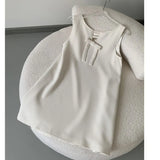 Style White Elegant Exquisite Bow Dress 2022 Summer Fashion Solid Color Sleeveless Slim High-End Double-sided
