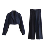 Striped Pilot Suit Jacket 1255892 Pinstriped Trousers 4661518 Suit-Outfit