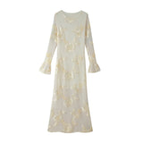 Fongt Women's Clothing Explosion Embroidered Sleeveless Straight Temperament Holiday Dress