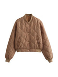 Fongt 2025 Women's New Comfortable Casual Short Cotton Jacket Jacket A19847